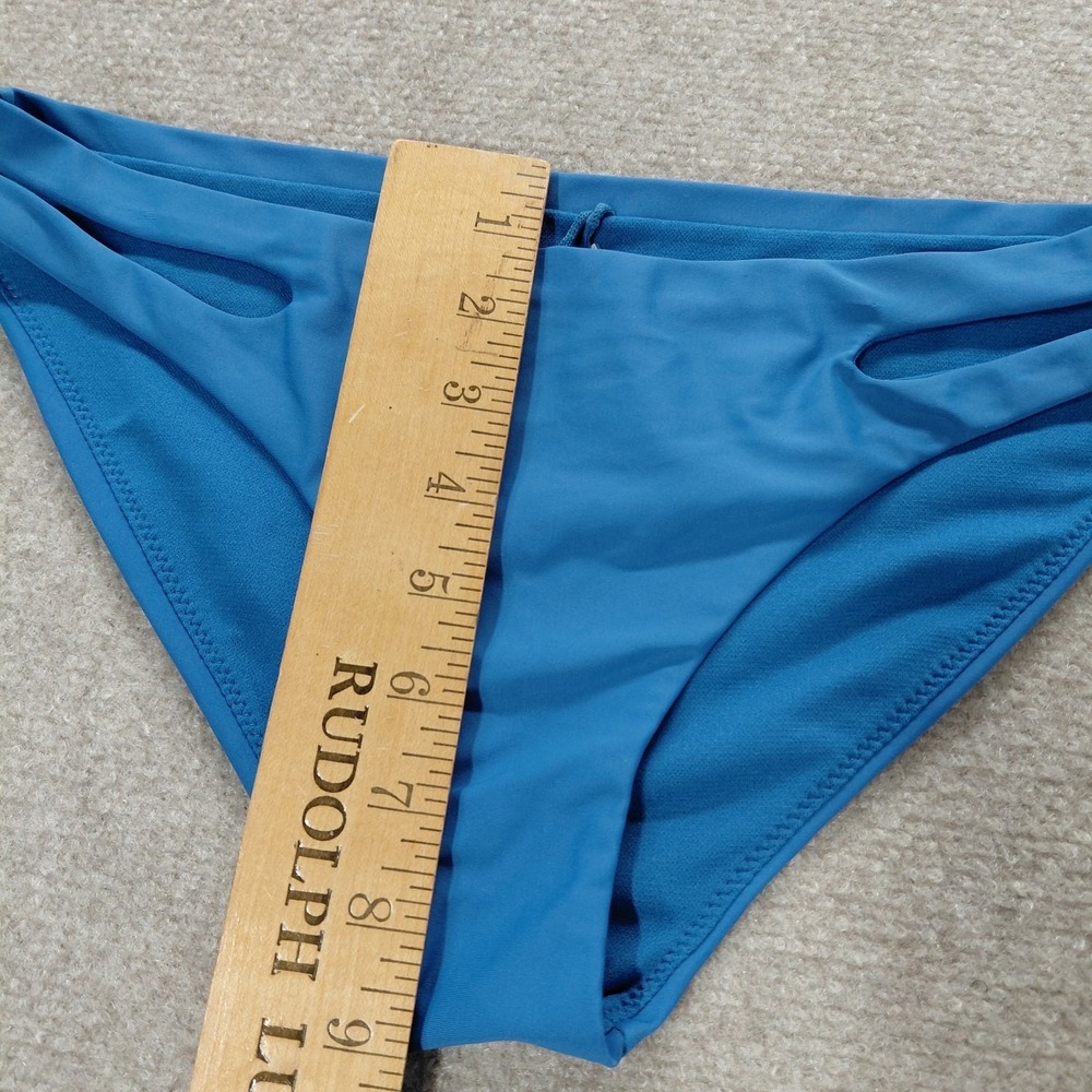 Altar'd State Swim Hipster Colbolt Blue BIKINI BOTTOM Size SMALL Side Slit - Picture 4 of 9
